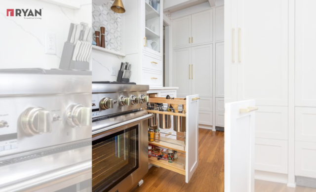 Install a pull-out pantry
