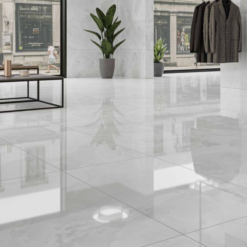 Modern Marble Floor Tiles Design With A Glossy Finish