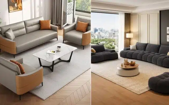 In-Line Placement Sofa Design Ideas