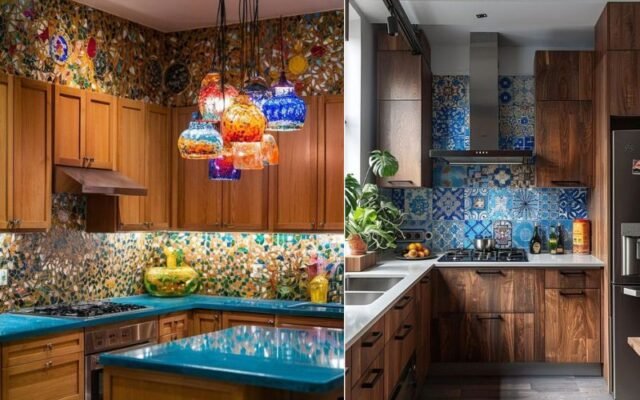 Vibrant Backsplash