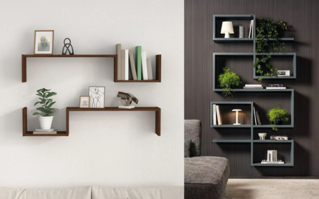 Wall-Mounted Shelves