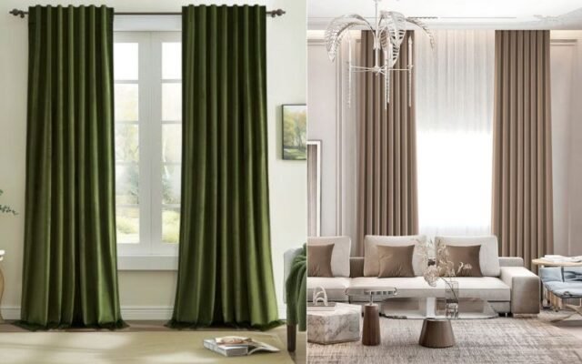 Stylish Velvet Curtains