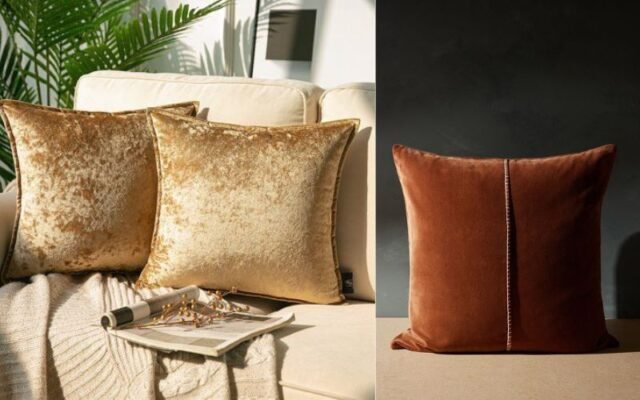 Velvet Throw Pillows