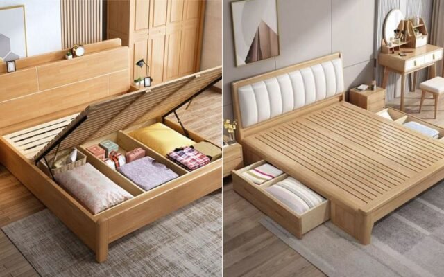 Simple Wooden Bed Design