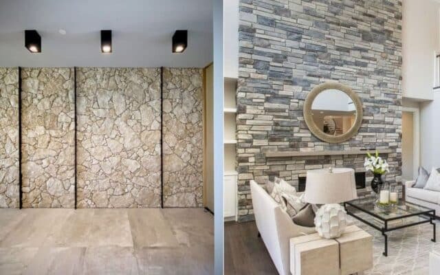 Stone Veneer for a Natural Accent