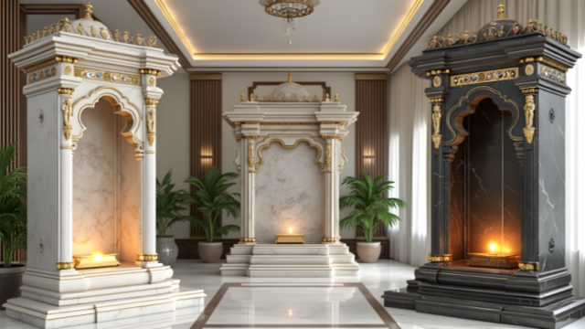 Marble Mandir Design for Home – Elevate Your Space with Grace